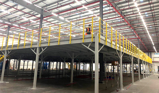 上海企业钢结构阁楼平台项目，简约、实用、大气