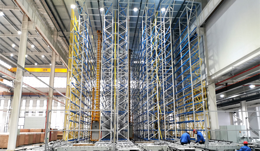 某企业15米高自动化立体仓库项目